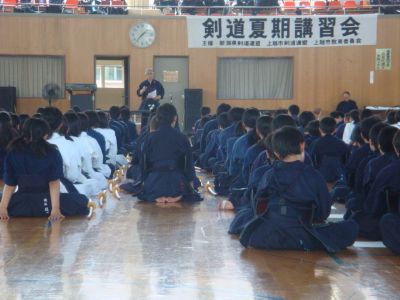 上越市夏季剣道講習会 ２ 館長備忘録